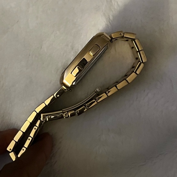 🤩RARE FIND🤩 Fossil Rutherford Men's Gold Stainless Steel Genuine Digital Watch - Picture 7 of 12